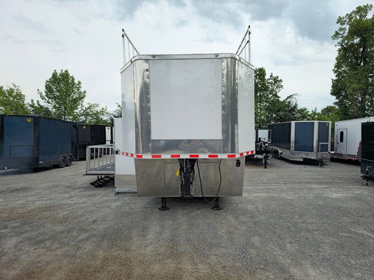8.5' X 44' Gooseneck Custom Event Stage Trailer - SLE Equipment - 2