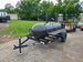 BBQ Smoker 2 Door 300 Gallon Trailer Pull Behind with Charcoal Grill on Front - SLE Equipment - 3