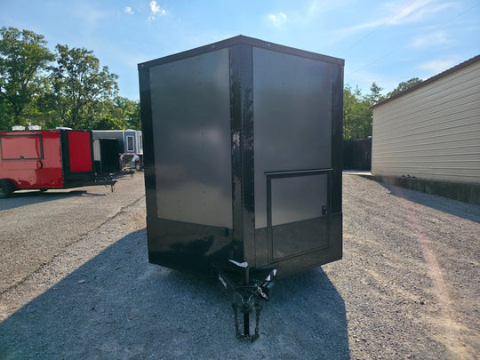 8.5' X 24' Charcoal Grey With Blackout Custom Water Rescue Enclosed Trailer - SLE Equipment - 2