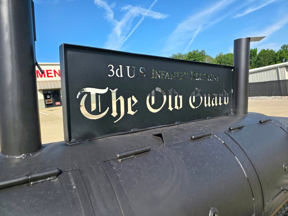 Smoker Custom Logo Sign Add - On Accessory - Use Your Own Logo - SLE Equipment - 3