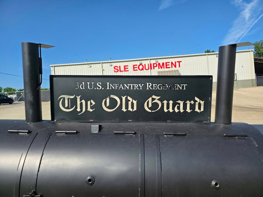 Smoker Custom Logo Sign Add - On Accessory - Use Your Own Logo - SLE Equipment - 4