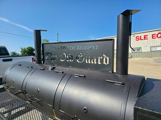 Smoker Custom Logo Sign Add - On Accessory - Use Your Own Logo - SLE Equipment - 5