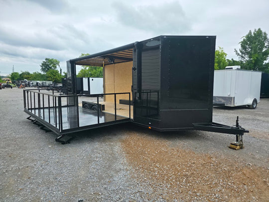 8.5' X 24' Custom Stage and Marketing Showcase Enclosed Trailer - SLE Equipment - 2