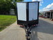 8.5x28 Enclosed Trailer Fully Loaded V Nose 30 Amp Elec. (2) 7,000LB Axle 14K GVWR Front