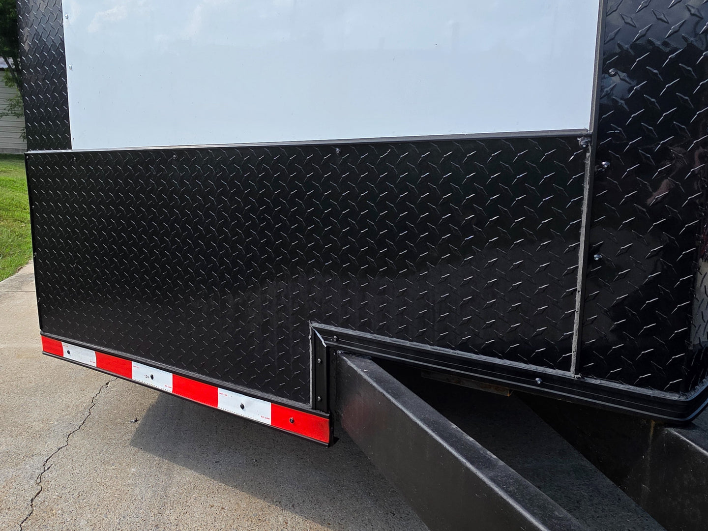 8.5x28 Enclosed Trailer Fully Loaded V Nose 30 Amp Elec. (2) 7,000LB Axle 14K GVWR ATP