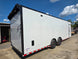 8.5x28 Enclosed Trailer Fully Loaded V Nose 30 Amp Elec. (2) 7,000LB Axle 14K GVWR Right Rear