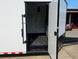 8.5x28 Enclosed Trailer Fully Loaded V Nose 30 Amp Elec. (2) 7,000LB Axle 14K GVWR Passenger Side Door
