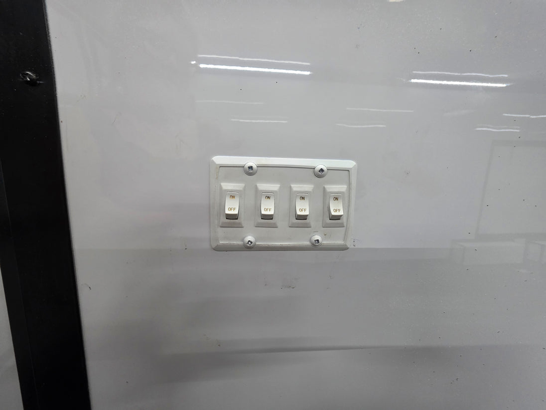 8.5x28 Enclosed Trailer Fully Loaded V Nose 30 Amp Elec. (2) 7,000LB Axle 14K GVWR Light Switches 