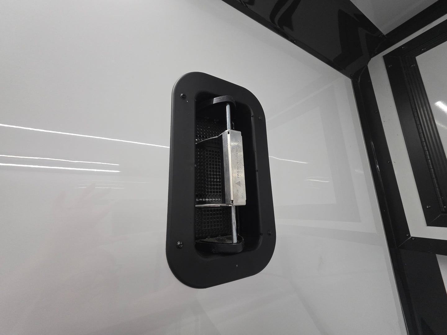 8.5x28 Enclosed Trailer Fully Loaded V Nose 30 Amp Elec. (2) 7,000LB Axle 14K GVWR Push Out Vent