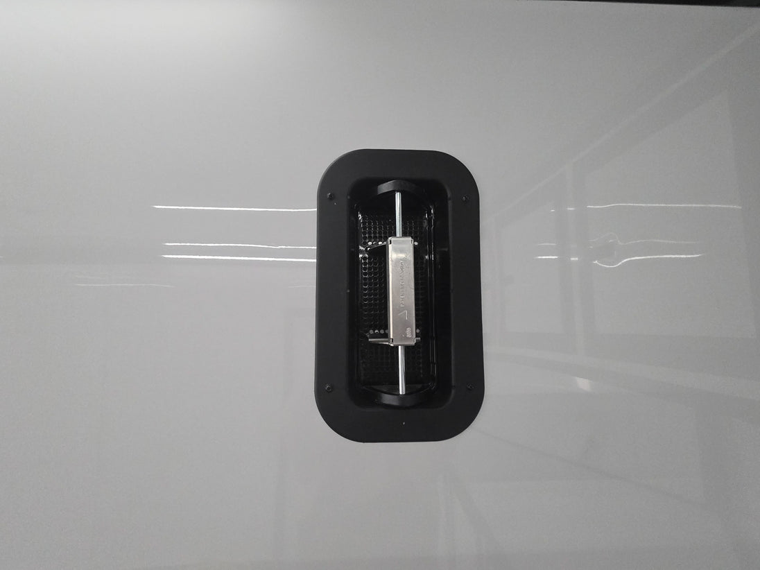 8.5x28 Enclosed Trailer Fully Loaded V Nose 30 Amp Elec. (2) 7,000LB Axle 14K GVWR Push Out Vent