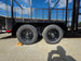 7x18 Dovetail Debris Utility Trailer w/ Side Gate 6 Foot Mesh sides (2) 3,500lb Axles 7K GVWR Tires