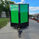 8.5x24 Lime Green w/ Blackout V-Nose Enclosed Trailer 9ft Interior (2) 5,200lb Axles Front