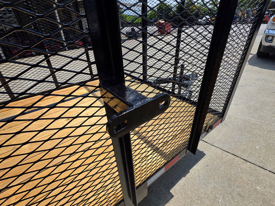 6.4x18 Debris Junk Trash Removal Leaf Trailer 6ft Mesh Sides (2) 3500lb Axles 7k GVWR - SLE Equipment - 13