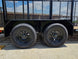 6.4x18 Debris Junk Trash Removal Leaf Trailer 6ft Mesh Sides (2) 3500lb Axles 7k GVWR - SLE Equipment - 18