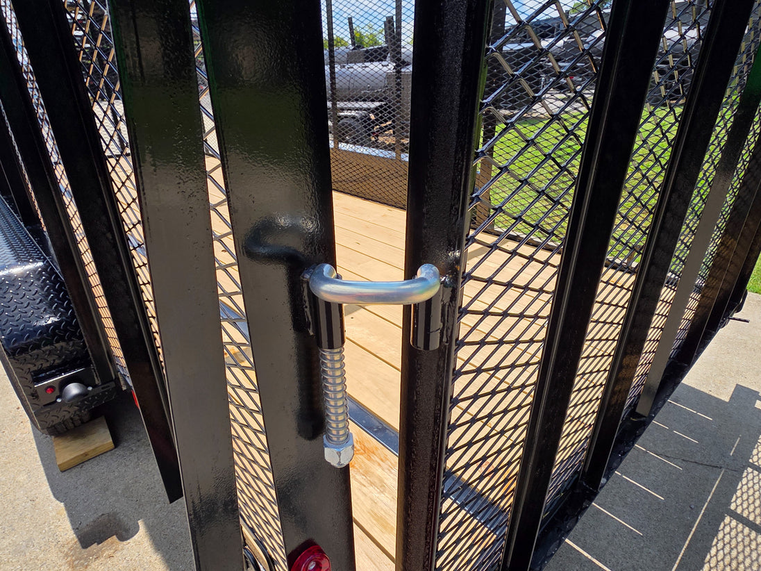 6.4x18 Debris Junk Trash Removal Leaf Trailer 6ft Mesh Sides (2) 3500lb Axles 7k GVWR - SLE Equipment - 16