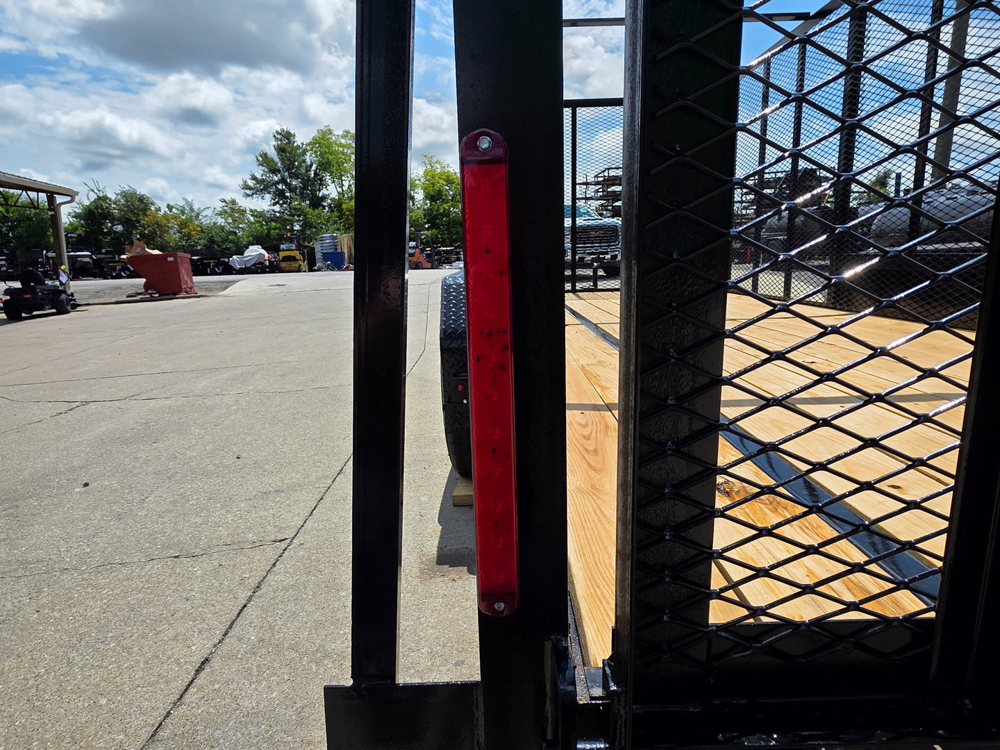 6.4x18 Debris Junk Trash Removal Leaf Trailer 6ft Mesh Sides (2) 3500lb Axles 7k GVWR - SLE Equipment - 17