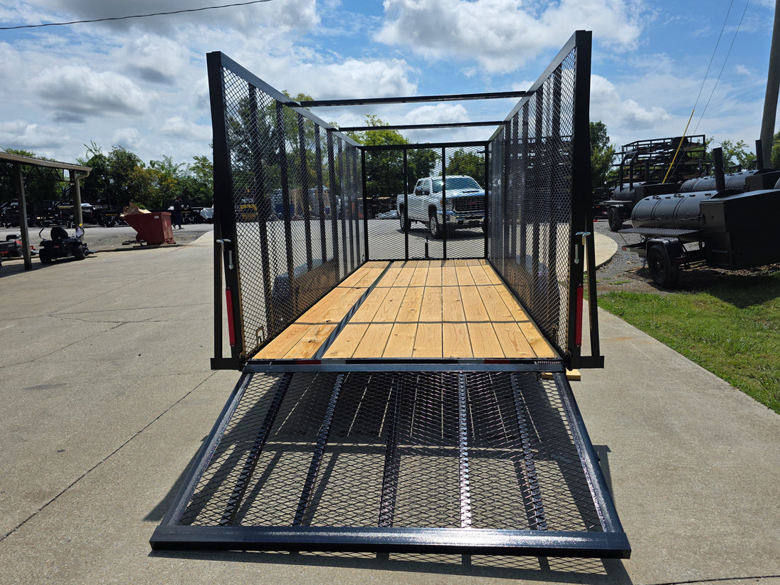 6.4x18 Debris Junk Trash Removal Leaf Trailer 6ft Mesh Sides (2) 3500lb Axles 7k GVWR - SLE Equipment - 10