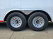 8.5x28 V Nose White Enclosed Trailer 7,000lb Axles Silver ATP Tires