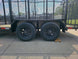TURF ONE Weibang WBDL5021R with 6.4x14 Leafcage and Tarp 3,500lb Axles 
