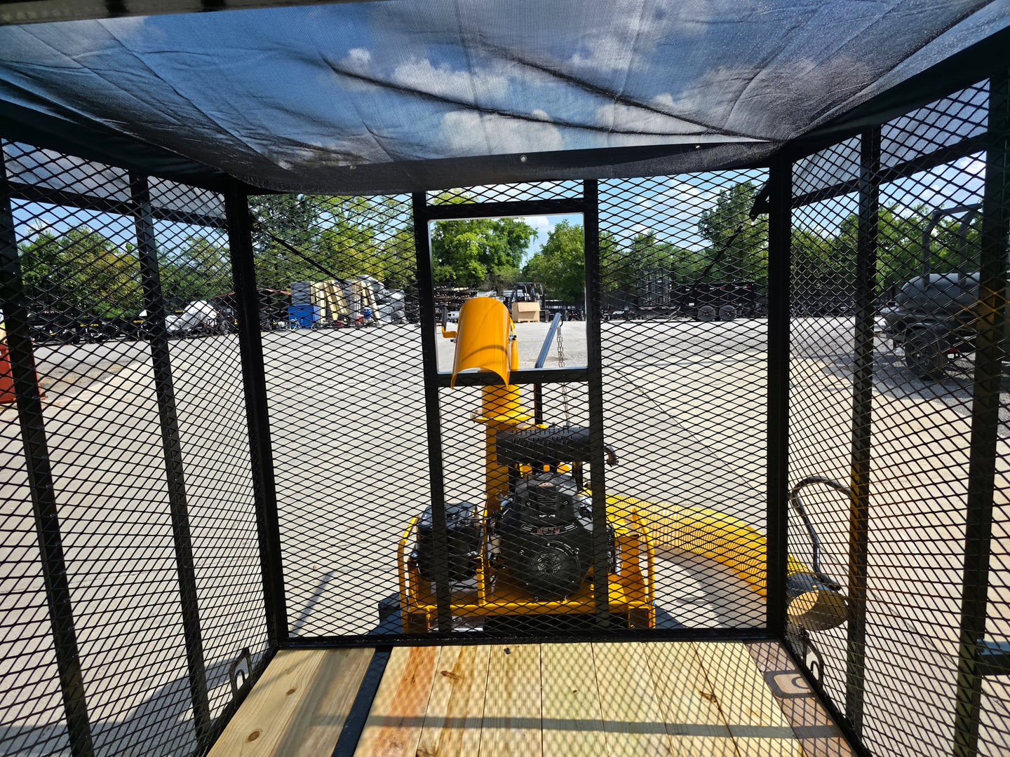 TURF ONE Weibang WBDL5021R with 6.4x14 Leafcage and Tarp Front Blower