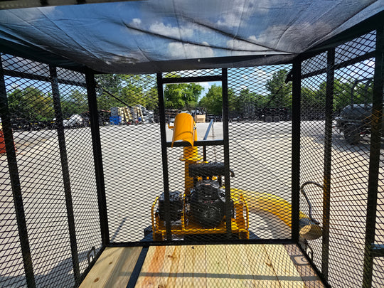 TURF ONE Weibang WBDL5021R with 6.4x14 Leafcage and Tarp Front Blower