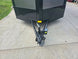 8.5 x 18 Charcoal/Black Enclosed Trailer with Blackout and (2) Heavy-Duty 5,200lb Axles Hitch