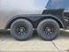 8.5 x 18 Charcoal/Black Enclosed Trailer with Blackout and (2) Heavy-Duty 5,200lb Axles Tires
