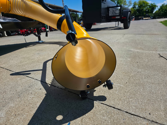 6.4x16 Leaf Clean Up Cage Debris Trailer with 21HP Loader 7K GVWR 10x10 Tube