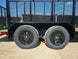 6.4' x 16' Debris Leaf Junk Trash Removal Loader Utility Trailer (2) 3500 Axles Tires