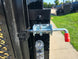 8.5x20 Enclosed Hybrid Black with Black Trim (2) 5200LB Axles Jack Gate Spring Latch