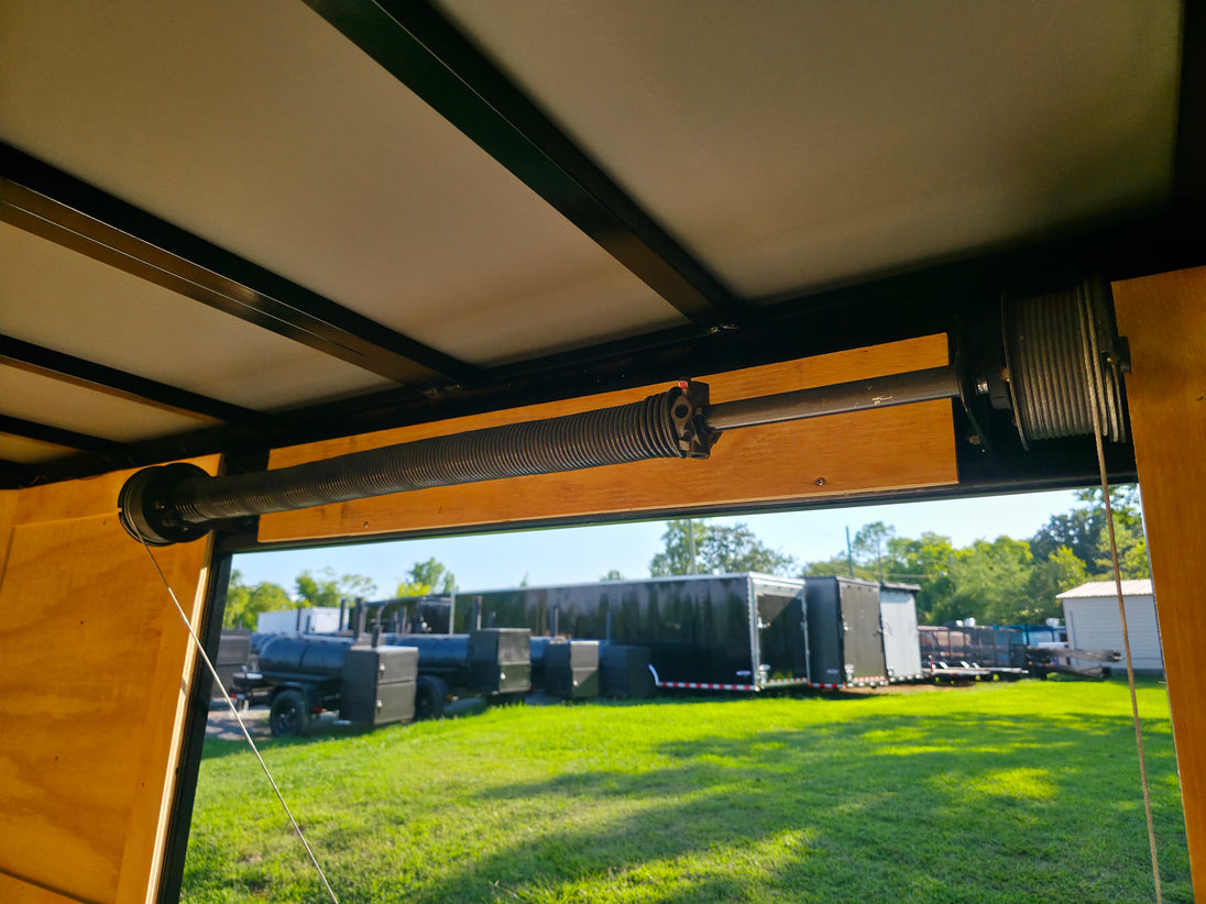 8.5x20 Enclosed Hybrid Black with Black Trim (2) 5200LB Axles Spring System