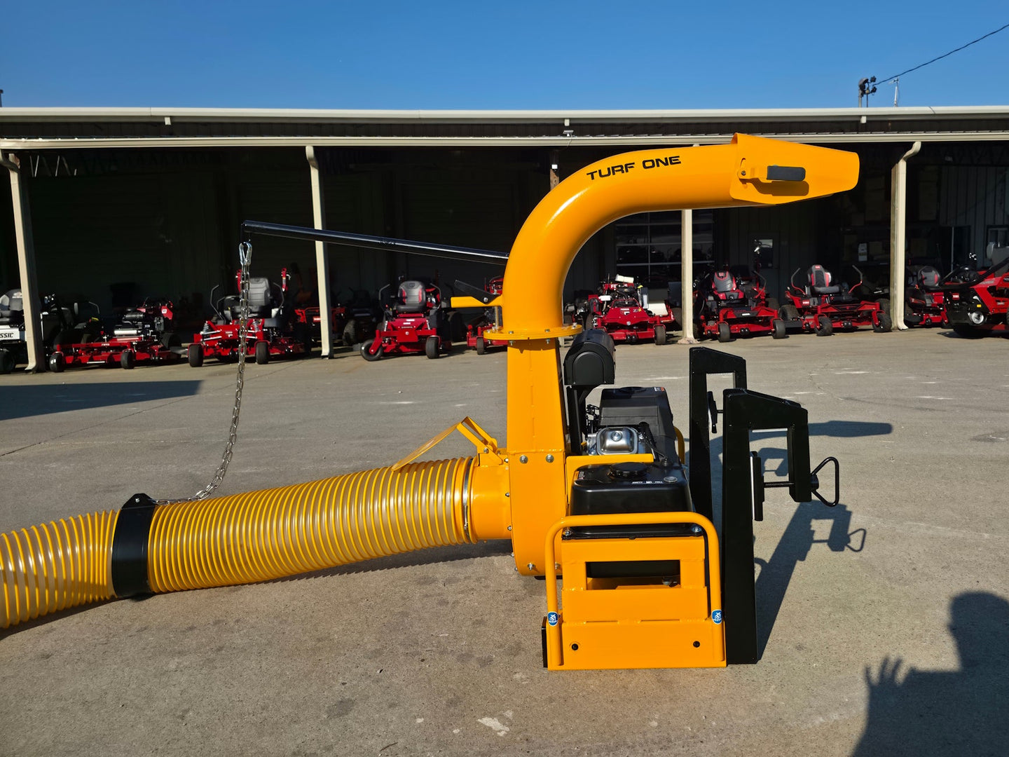 TURF ONE WBDL5021R Leaf Debris Truck Loader V - Twin Pro 21HP Engine - SLE Equipment - 4