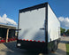 8.5x20 White V-Nose Enclosed Trailer with Blackout Pkg 9' Interior (2) 10,000LB Axles Right Rear