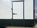 8.5x20 White V-Nose Enclosed Trailer with Blackout Pkg 9' Interior (2) 10,000LB Axles Side Door 