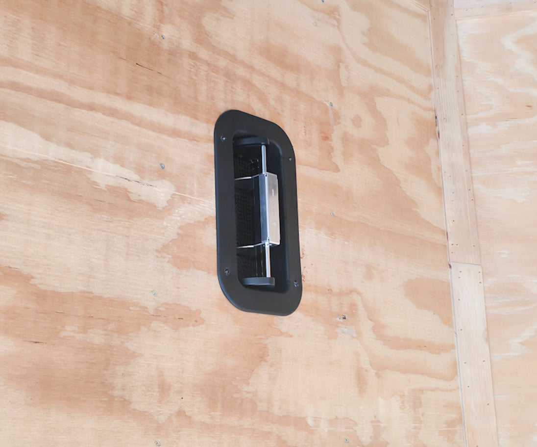 8.5x20 White V-Nose Enclosed Trailer with Blackout Pkg 9' Interior (2) 10,000LB Axles Push Out Vent