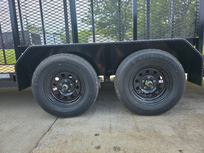 6.4x18 Debris Leaf Suction Removal Trailer with 18HP Debris Loader for ...
