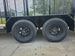 6.4x18 Leaf Cage Debris Trailer with 18HP Debris Loader for Leaf Clean Up Tires