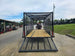 6.4x18 Leaf Cage Debris Trailer with 18HP Debris Loader for Leaf Clean Up Rear Gate Down