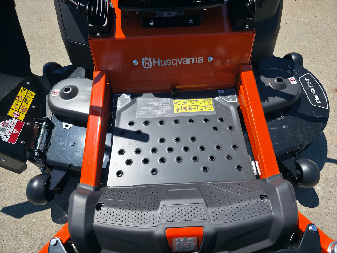 Husqvarna Z254F Special Edition Zero Turn Mower 23HP KAW with 591111401 Triple Bagger Flip Up Panel