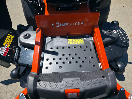 Husqvarna Z254F Special Edition Zero Turn Mower 23HP KAW with 591111401 Triple Bagger Flip Up Panel