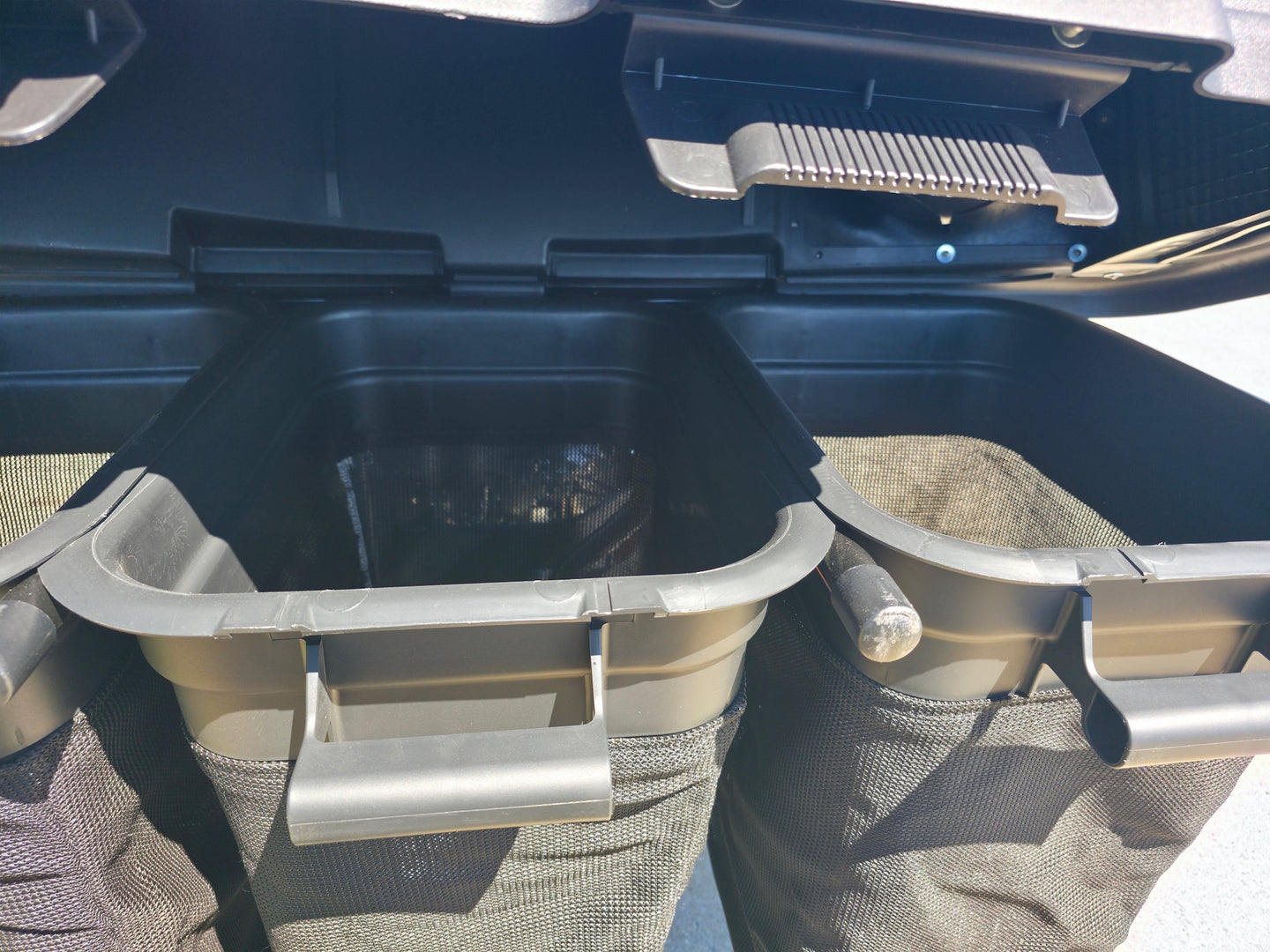 Husqvarna Z254F Special Edition Zero Turn Mower 23HP KAW with 591111401 Triple Bagger Inside