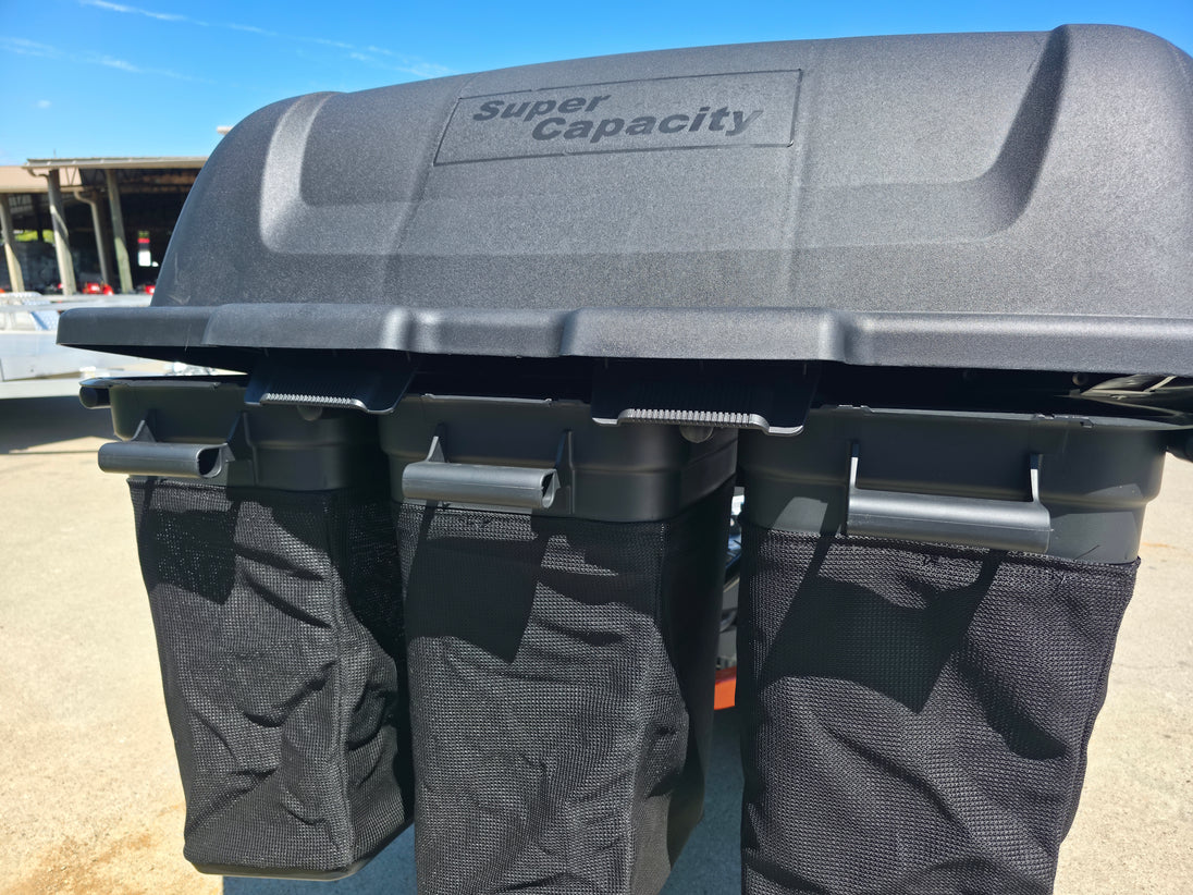 Husqvarna Z254F Special Edition Zero Turn Mower 23HP KAW with 591111401 Triple Bagger 