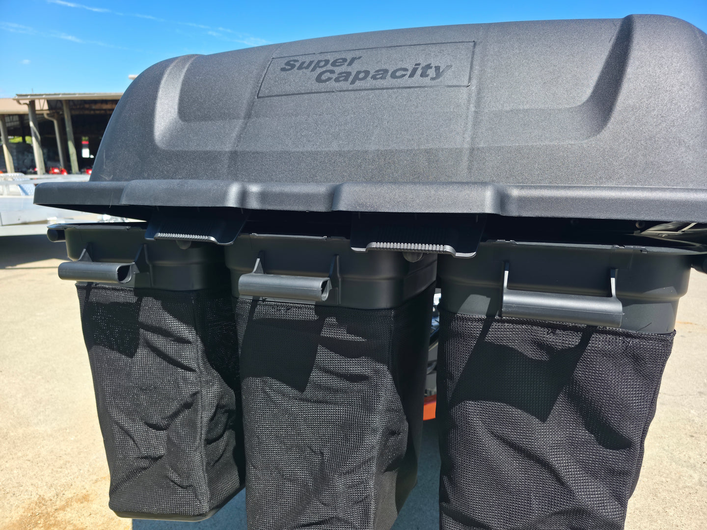 Husqvarna Z254F Special Edition Zero Turn Mower 23HP KAW with 591111401 Triple Bagger 