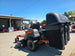 Husqvarna Z254F Special Edition Zero Turn Mower 23HP KAW with 591111401 Triple Bagger Right Side Rear