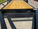 7x16 Equipment Trailer Dovetail Mini King Kong Ramps (2) 7,000LB Axles Chain Box