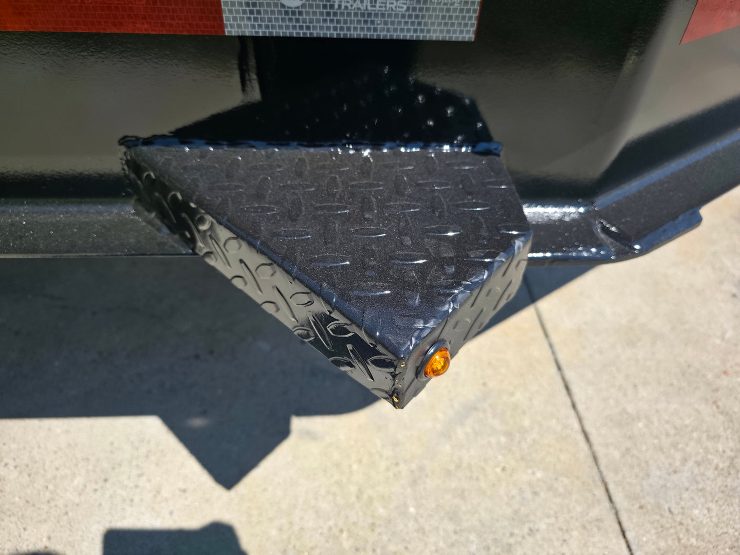 7x16 Equipment Trailer Dovetail Mini King Kong Ramps (2) 7,000LB Axles Step