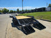 7x16 Equipment Trailer Dovetail Mini King Kong Ramps (2) 7,000LB Axles Left Rear Ramps Down