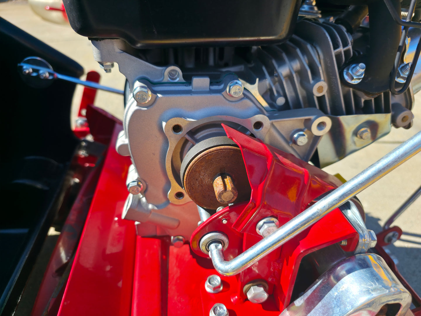 McLane 20-7-3.5B Front Throw 20" Reel Mower Briggs- 743521 Engine Rust