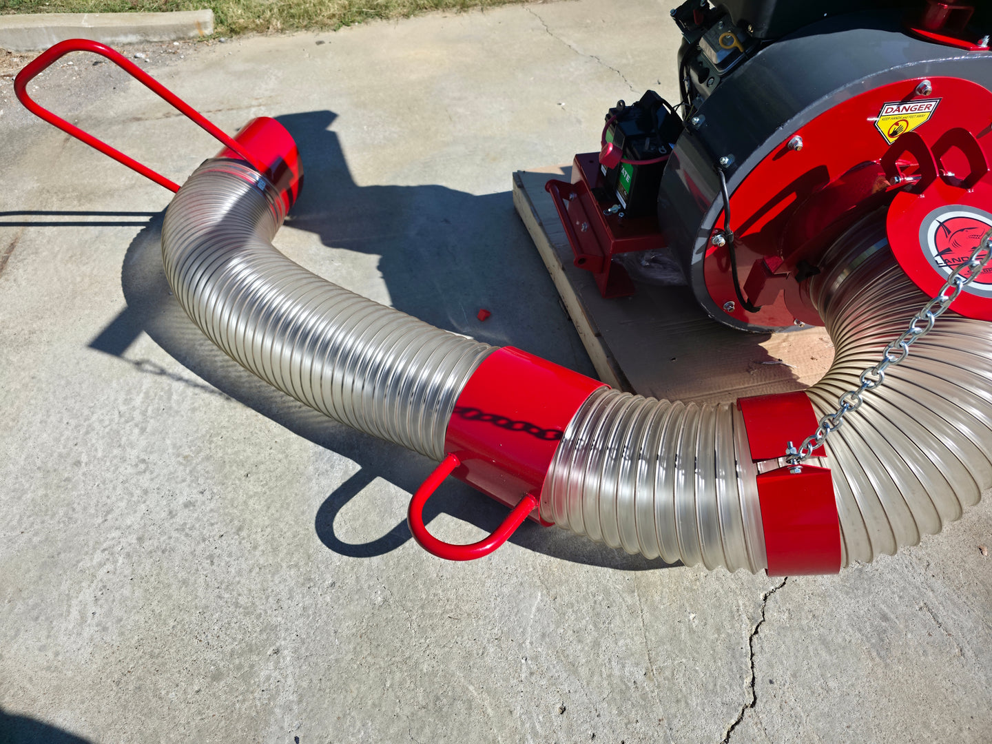 Land Shark LSDL - 18VGDE 18HP Vanguard Leaf Truck Loader Debris Vacuum - SLE Equipment - 16