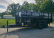 7x16 Telescopic Dump Trailer with 4ft Sides (2) 7K Axles W/ Hydraulic Jack Front Left 